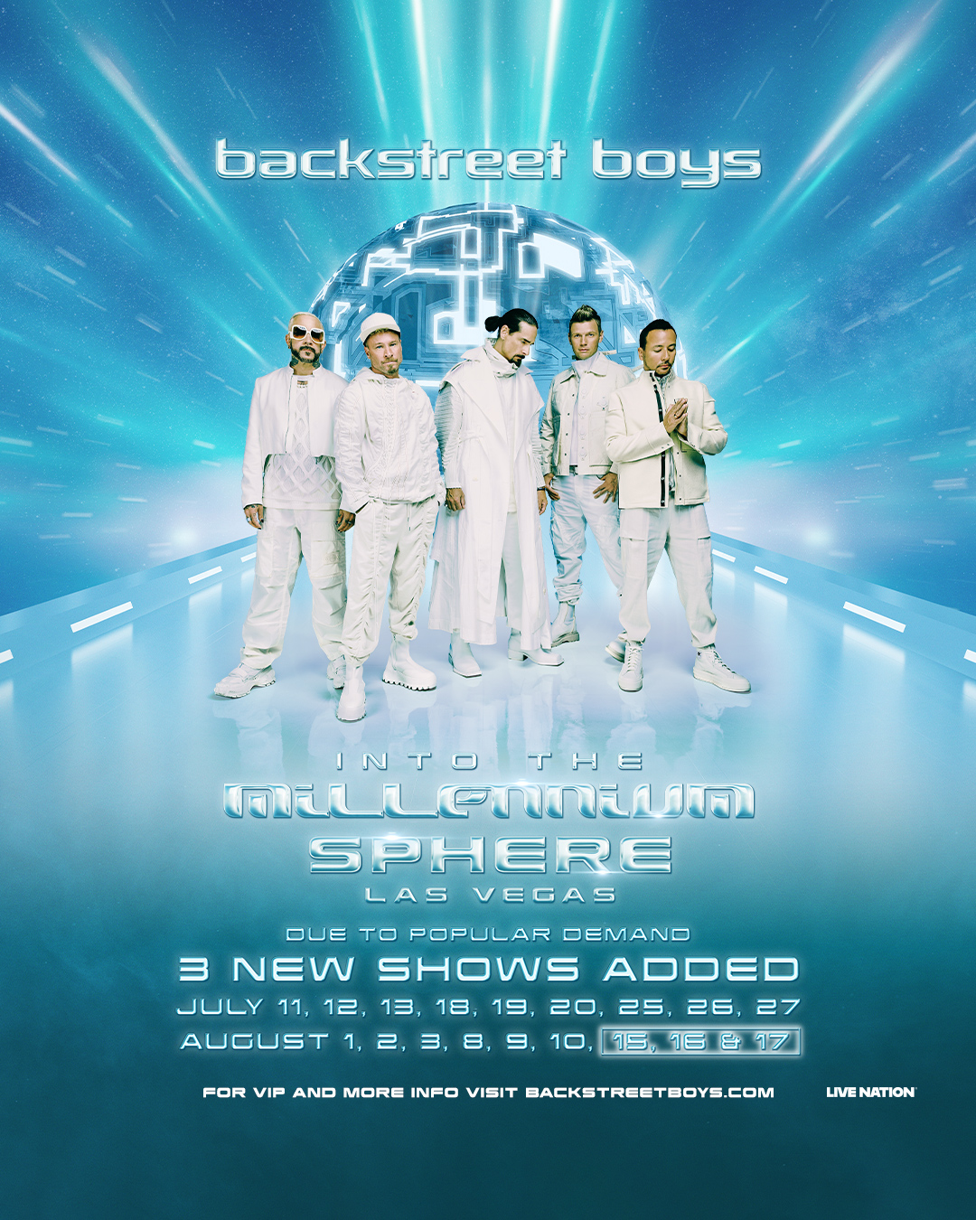 Just Announced Three New INTO THE MILLENNIUM Dates August 2025 Just Announced Three New INTO THE MILLENNIUM Dates August 2025