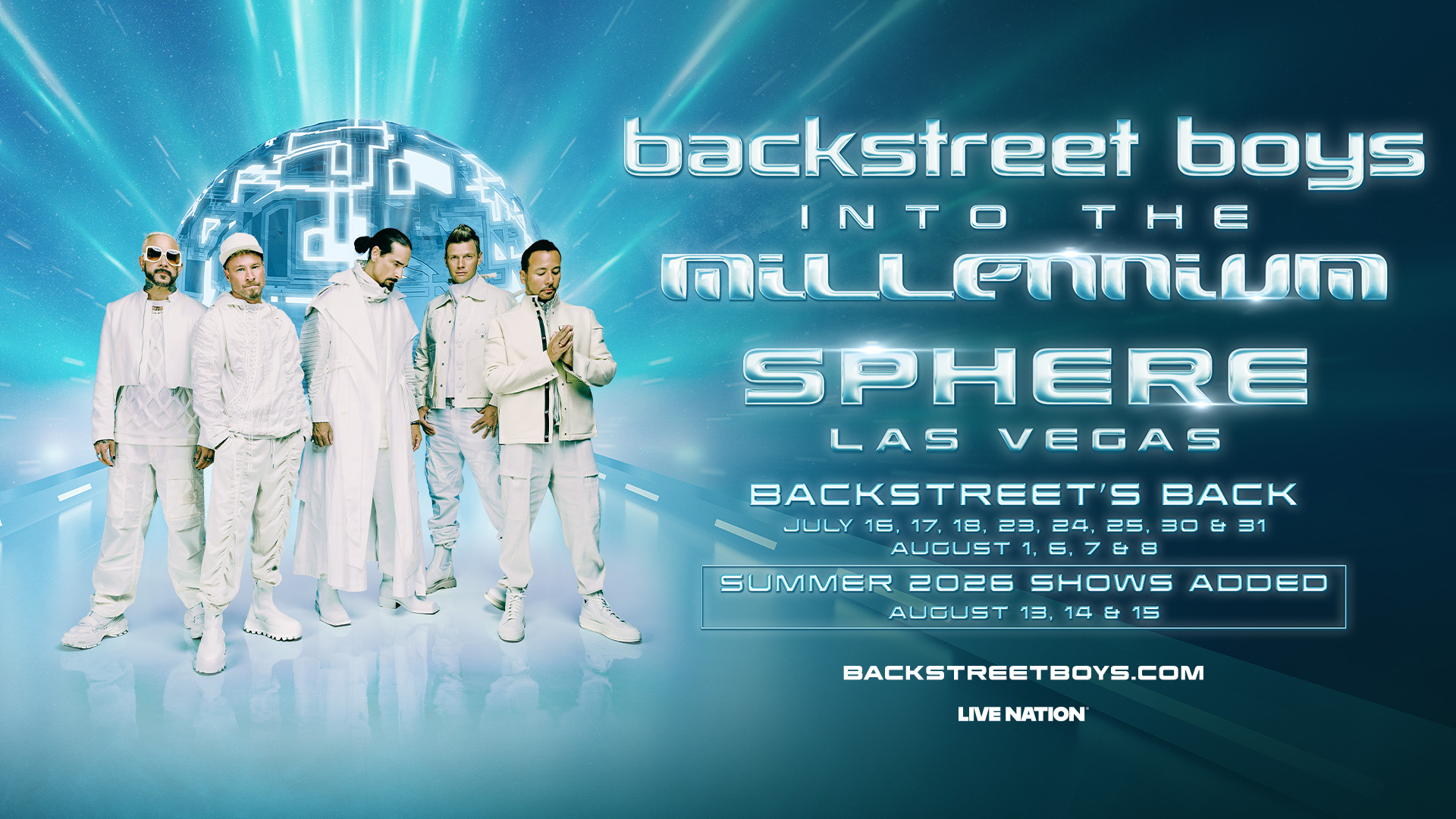 Three More Dates Added To The Summer Sphere Residency